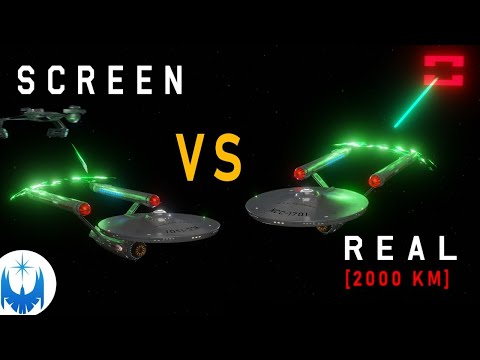 Star Trek Battle REALISTIC Appearance VS On-Screen Appearance - What You'd ACTUALLY See!