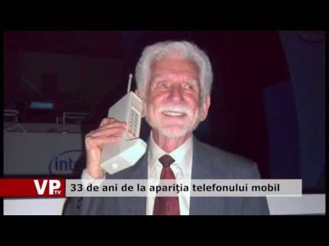 33 de ani de la apariţia telefonului mobil