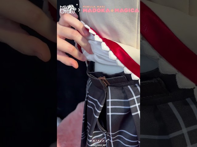 Vídeo relacionado con Zhongkaihua Akemi Homura/Kaname Madoka - Disfraz de cosplay de anime japonés, uniforme escolar, camisa y falda plisada, conjunto corto para niñas, fiesta de Halloween, carnaval, trajes de vestir