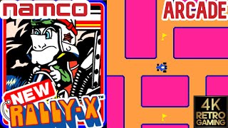 New Rally-X Arcade ( Namco 1981 ) 4k Gameplay
