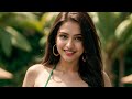 4K Indian Fashion Show AI Art Lookbook Model Swimming Pool At Home