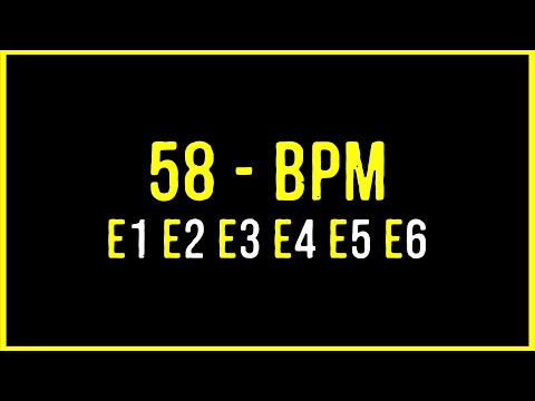 58 BPM - METRÔNOMO - CLICK (6/8)