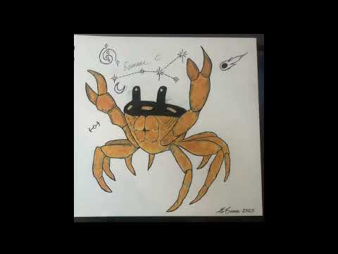 Primrosia Watercolor. The Crab #primrosia #watercolor #cancer #neelix #nana