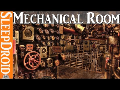 ► Fall asleep fast! 10 Hours of Mechanical Room Sleep Sounds ~engine room sounds for sleeping