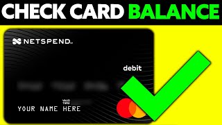 How To Check Netspend Card Balance (2025)