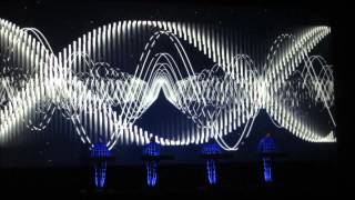 Kraftwerk-"AIRWAVES" [Live 3D concert] Fox Theater, Oakland, CA, March 23, 2014 Electro Synth
