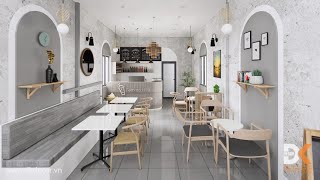 Dự Án Thiết Kế & Thi Công Quán Trà Sữa 1998 – Nội Thất DK Decor 