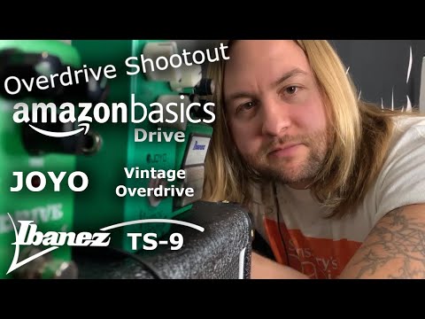 AmazonBasics Drive vs Joyo Vintage Overdrive vs Ibanez TS-9