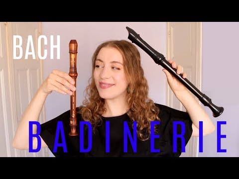 BADINERIE by Bach: How to play | Team Recorder