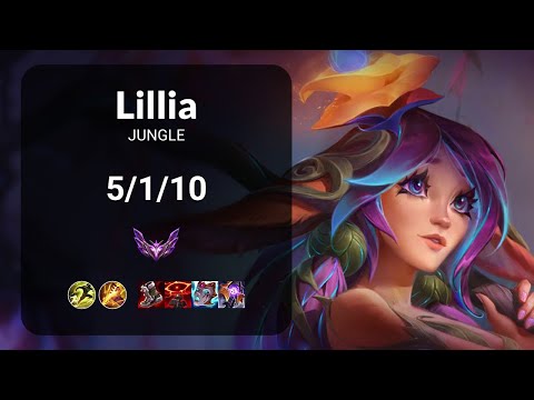 Lillia vs Graves JUNGLE - KR MASTER Patch 15.2
