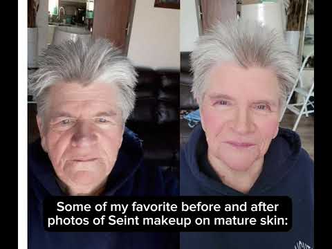 My favorite before & afters of Seint makeup on mature skin