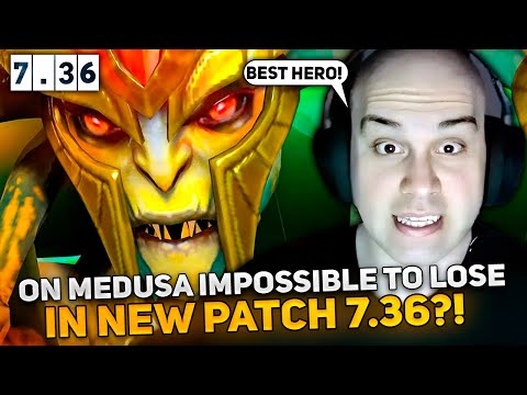 MASON ON MEDUSA IMPOSSIBLE TO LOSE in NEW PATCH 7.36?!