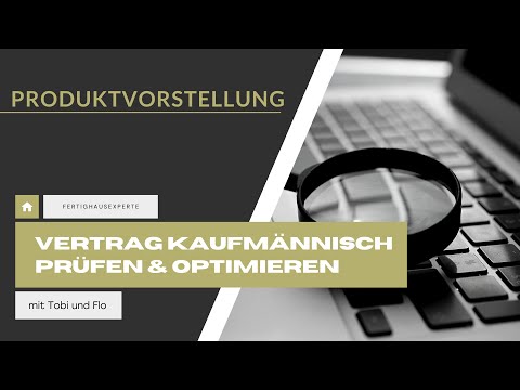Die Vertragsoptimierung | Produktvorstellung