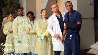 Grey's anatomy S10E01 - Cold front - Laura Welsh