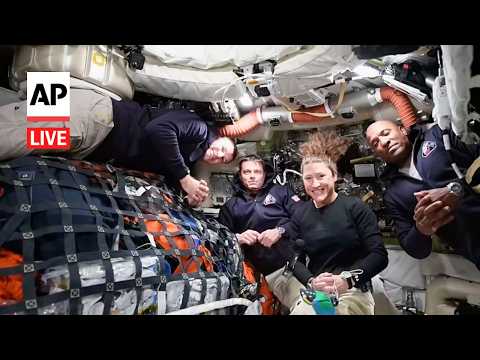 Video Thumbnail: LIVE: Artemis II astronauts speak on moon mission