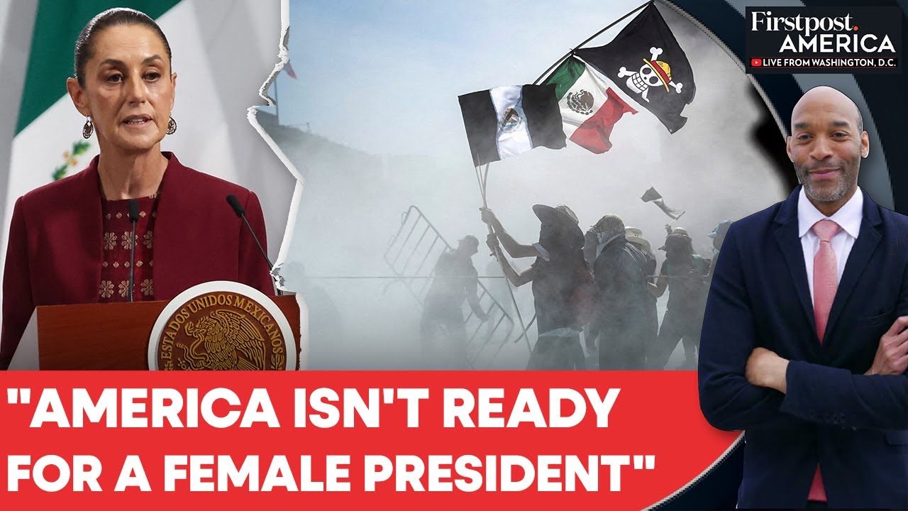 Massive Gen Z Protests In Mexico Against Crime & Corruption; Sheinbaum Reacts | Firstpost America