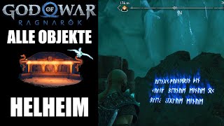 God of War Ragnarök HELHEIM Alle Fundorte + Versteckte Objekte 100% Raben Artefakte Wissen