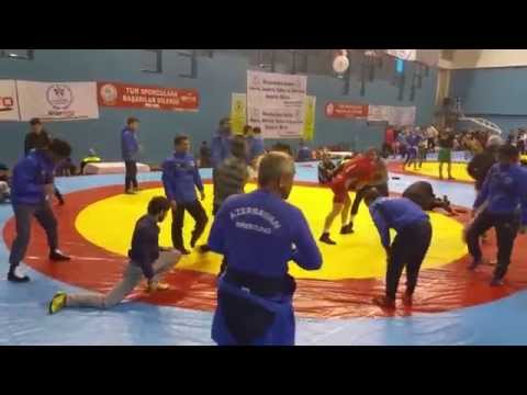 Yunan-Roma güləşçilərinin məşqi - Vehbi Emre turniri / 03.04.2015