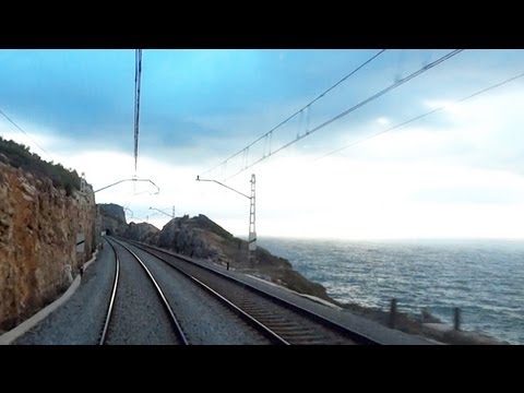 Rail View Tras Music Tren desde Valencia hasta Barcelona - 2013