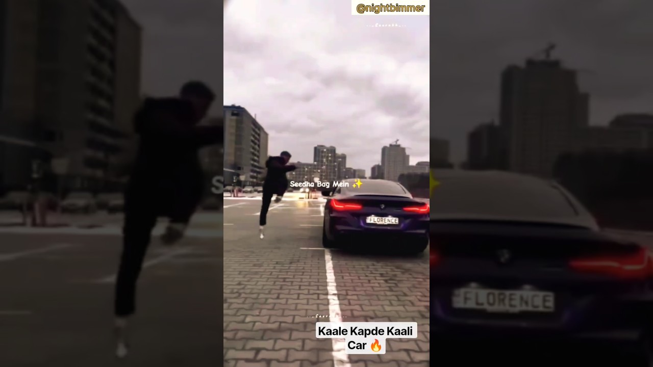 Kaale Kapde Kaali Car 🔥 | BMW Drift Status #shorts #trending #viral