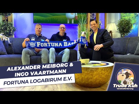 Alexander Meiborg und Ingo Vaartmann von Fortuna Logabirum Baskets Aus Leer zu Gast bei „Trude Kuh“