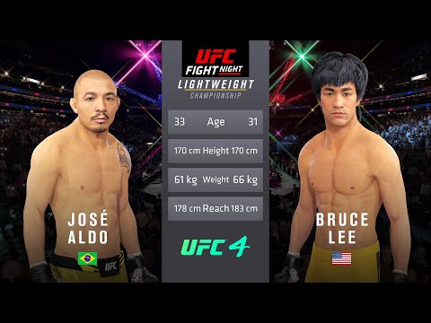 Jose Aldo vs Bruce Lee Full Fight - UFC Fight Of The Night