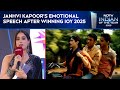 Janhvi Kapoor S Emotional Speech After Winning NDTV Indian Of The Year Award