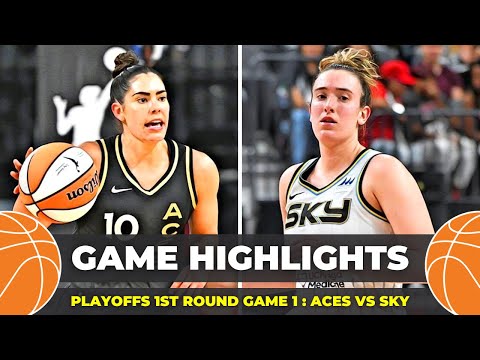 Las Vegas Aces vs Chicago Sky - GAME HIGHLIGHTS | WNBA Playoffs 2023