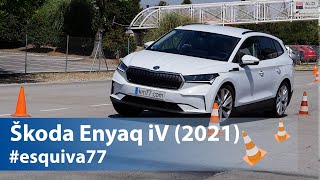 Electrocross Skoda Enyaq iV failed miserably "moose test"