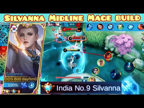 Silvanna Mid-Line Full Mage Build | Best Build 2021 | Global Silvanna Gameplay By Boo Daynimo - MLBB