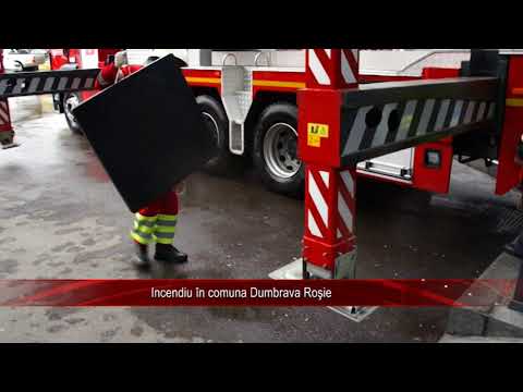 Incendiu în comuna Dumbrava Roşie