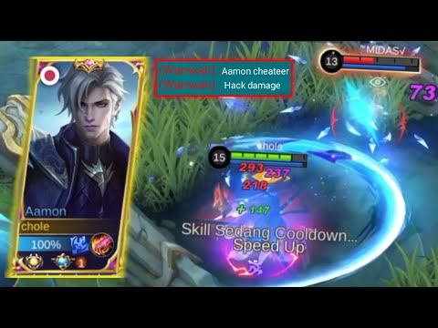 AAMON IS THE BEST COUNTER AGAINST WANWAN USERS!! | AAMON BEST BUILD & EMBLEM - MLBB