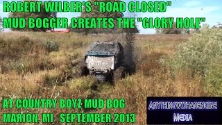 preview picture of video 'ROBERT WILBER'S  ROAD CLOSED AT COUNTRY BOYS RUFF N TUFF MUD BOG 9-28-13'