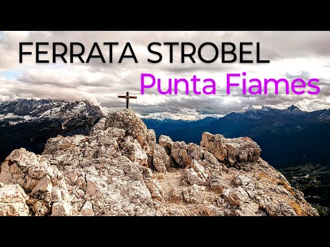 Una FERRATA tutta per NOI | FERRATA STROBEL | PUNTA FIAMES | POMAGAGNON | CORTINA |  DOLOMITI