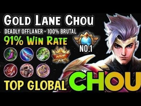 Jungler MVP Chou Iroi Yagami! - Global Chou by Cake. - MobileLeends Bang Bang