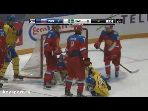 GLEB IVANOV D #11 TEAM RUSSIA U17 vs Sweden (our client) Canada Swift Current 2019