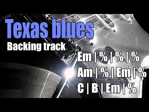 Texas Blues Backing Track in E minor
