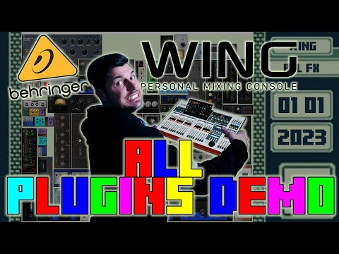 Bastis Bass Stunde: Behringer WING ALL PLUGINS DEMO #behringer #audioengineer @LostedenDe