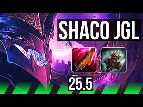 SHACO vs GWEN (JGL) | Godlike | KR Grandmaster | 25.5