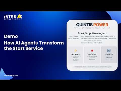 rSTAR Utility Start Service AI Agent Demo