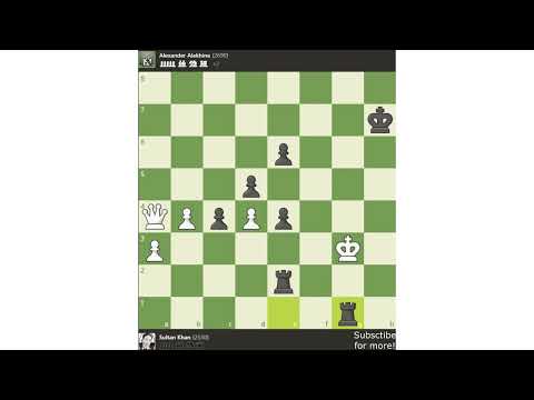 ♛ Alexander Alekhine vs Sultan Khan ♛ Olympiad Folkestone (England) 1933 ♛