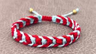 How to Weave a Bracelet with String | Easy Step-by-Step Guide for Beginners