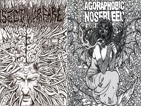 Insect Warfare / Agoraphobic Nosebleed 5" split FULL EP (2008 - Grindcore)