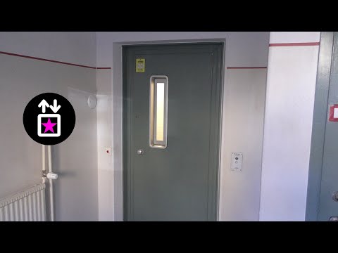 Original 1970 Asea-Graham Traction Elevator @ Lundagatan 33, Stockholm, Sweden!