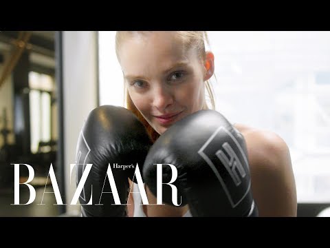 How To Work Out Like Victoria's Secret Angel Alexina Graham | Harper's BAZAAR