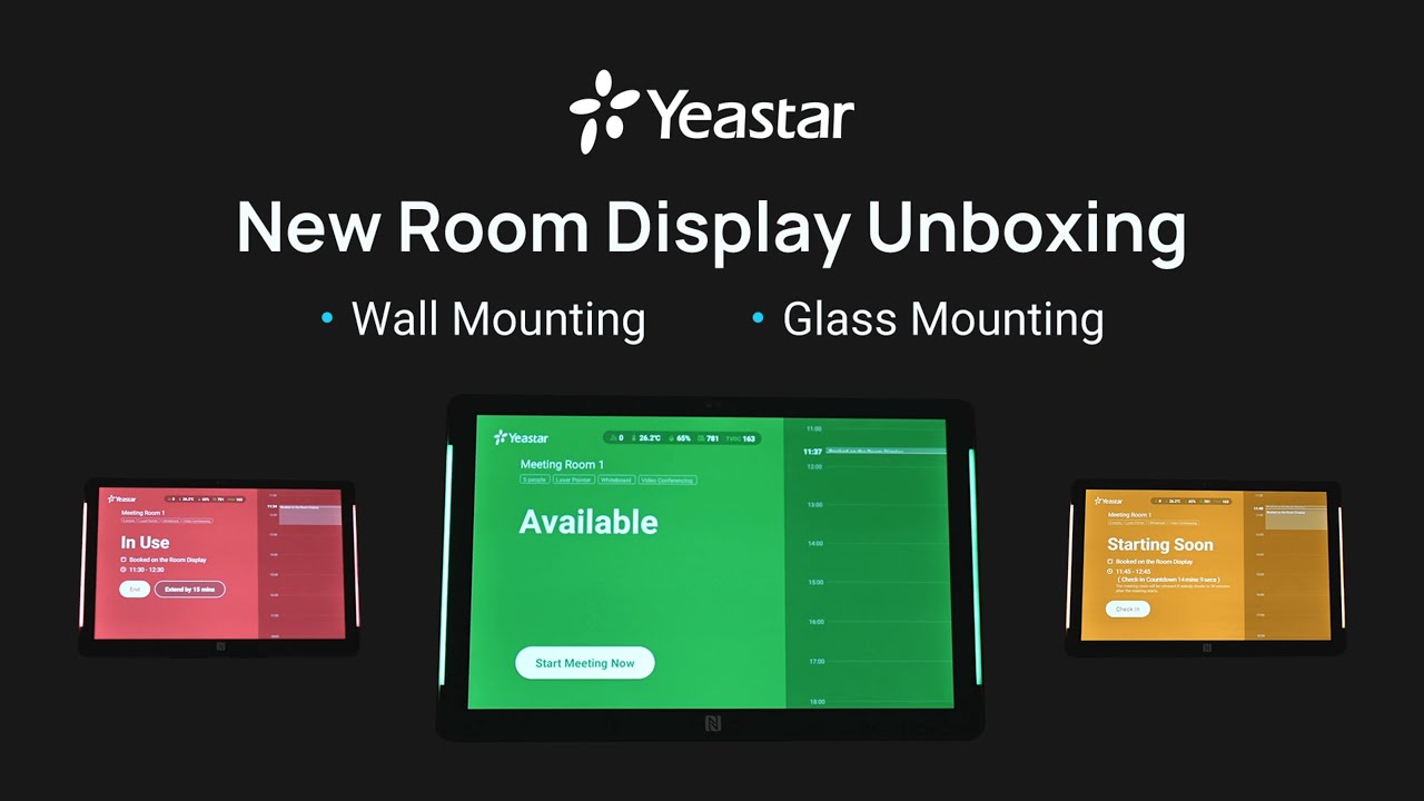 Yeastar Touch Panel Workplace Room Display DS7510-868 10.1"