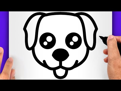 COMMENT DESSINER UN CHIEN KAWAII FACILEMENT POUR DÉBUTANT
