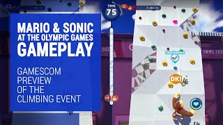 Mario & Sonic at the Olympic Games Tokyo 2020 Gameplay - Climbing Event - Gamescom 2019