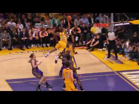 Shannon Brown dunks but they get increasingly more jaw dropping