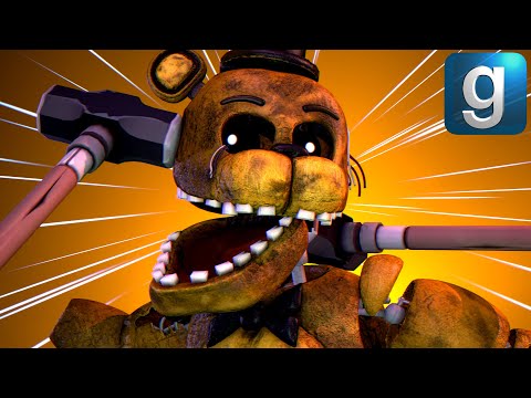 Gmod FNAF | Torturing Help Wanted Withered Golden Freddy!